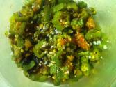 Lady's Finger Hot Saute (okra/bendakaayi Saute)